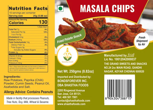 GRAND SW MASALA CHIPS 250G