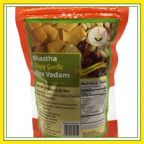 SF S GARLIC RICE VADAM