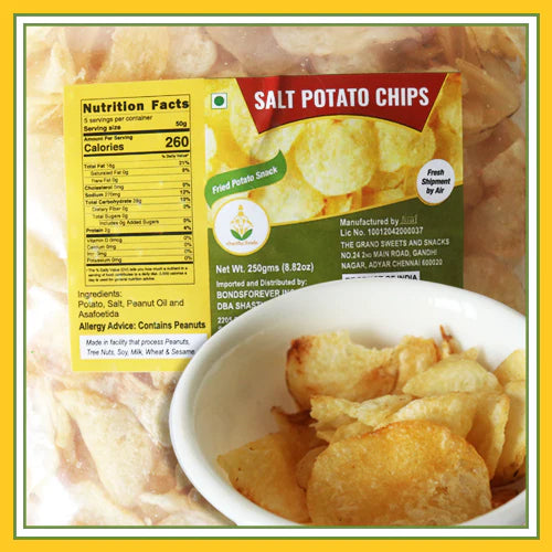 GRAND SW POTATO CHIPS SLT 250G