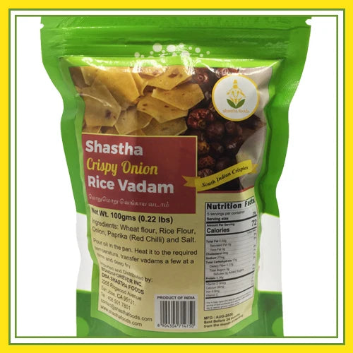 Shasta Foods Onion Rice Vadam