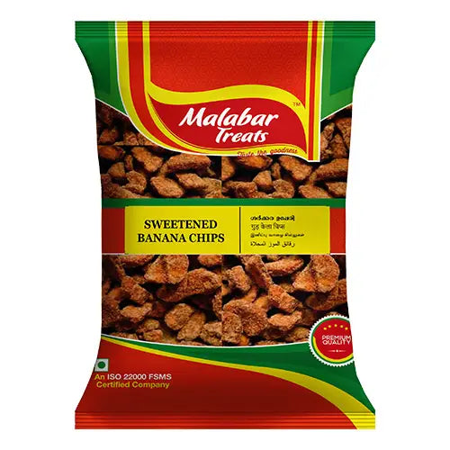 Malabar Treats Swtnd Banana Chips 400g