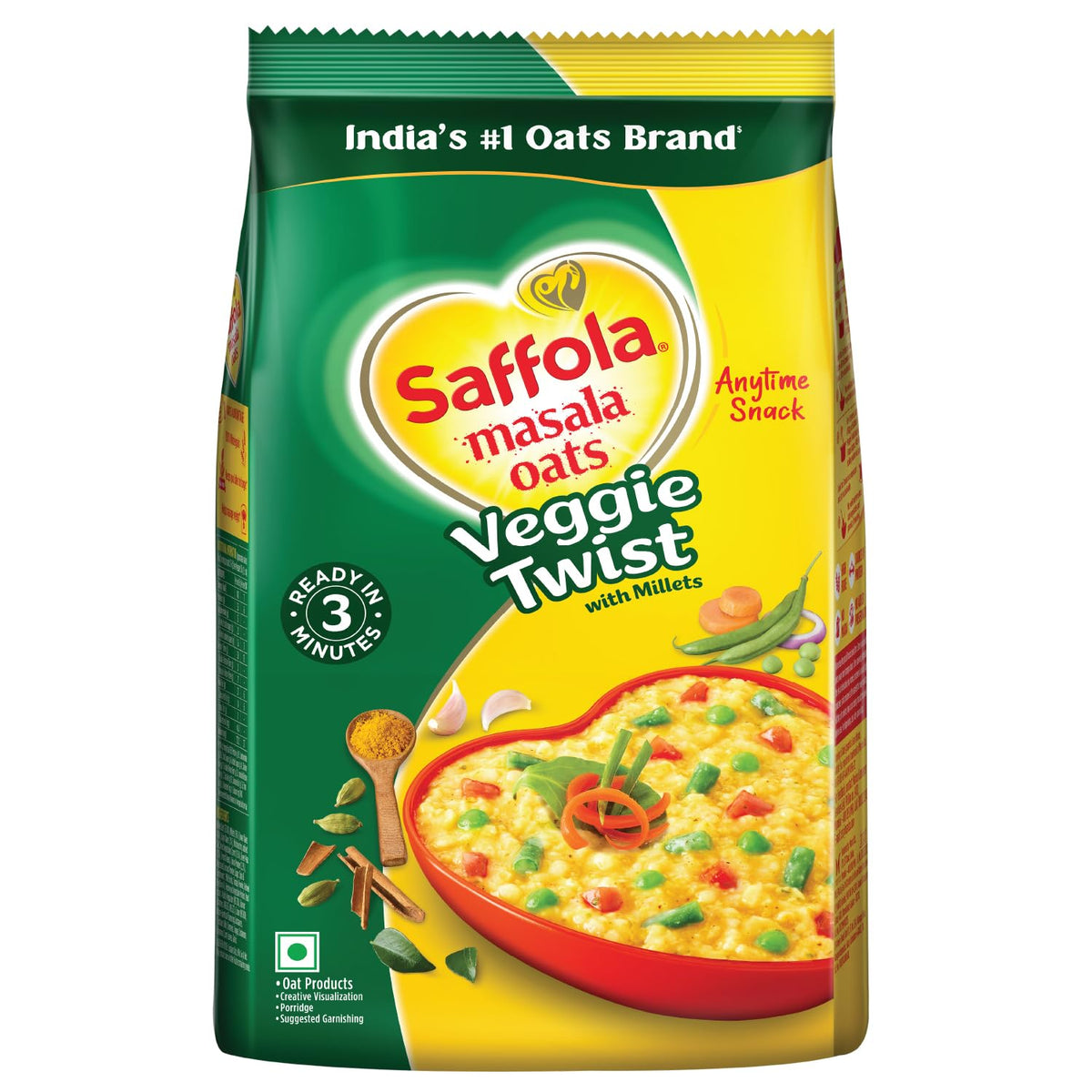 Saffola Oats Veg Twist 500g