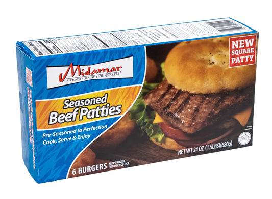 Midamar Beef Patties 6pk