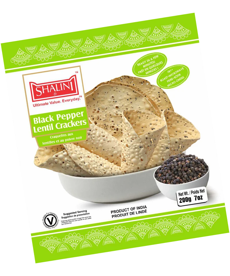 Shalini Pepper Crackers 200g