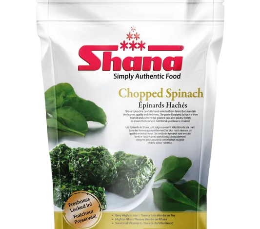 Shana Chopped Spinach 900g