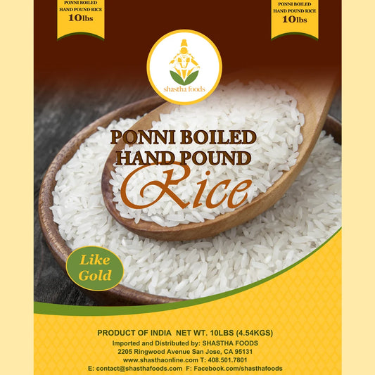 Shasta Foods Ponni Boiled Hp Rice 10lb