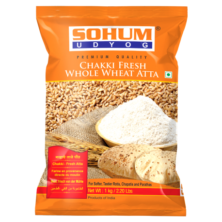 Sohum Whole Wheat Chakki Atta1kg