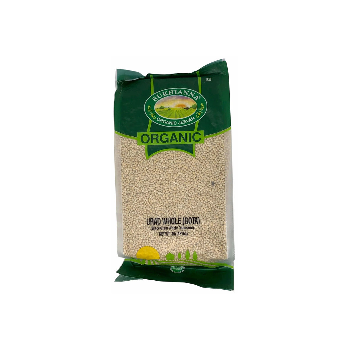 Sukhianna Org Urad Whole 7lb
