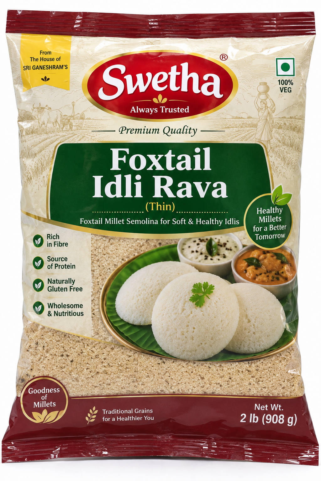 Swetha Foxtail Idli Rava 2lb