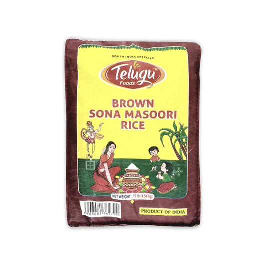 Telugu Foods Brown Sona Masoori 20lb