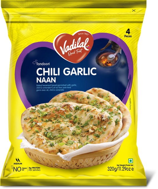 Vadilal Chilli Garlic Naan 320g