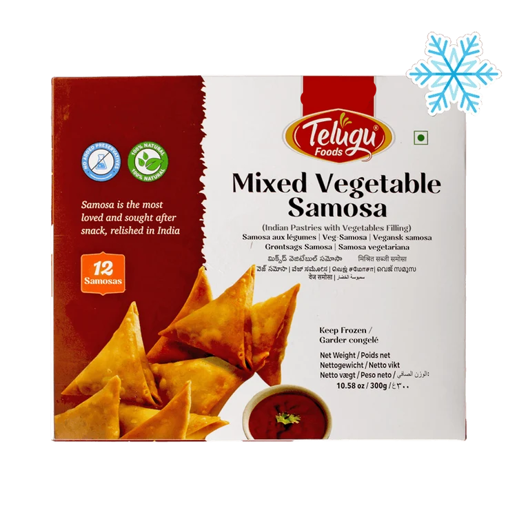 Telugu Foods Mix Veg Samosa 300g