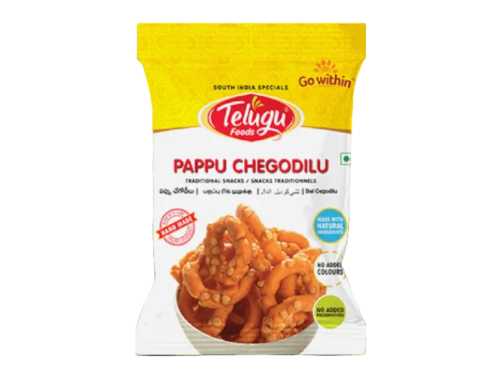 Telugu Foods Pappu Chekodilu 150g