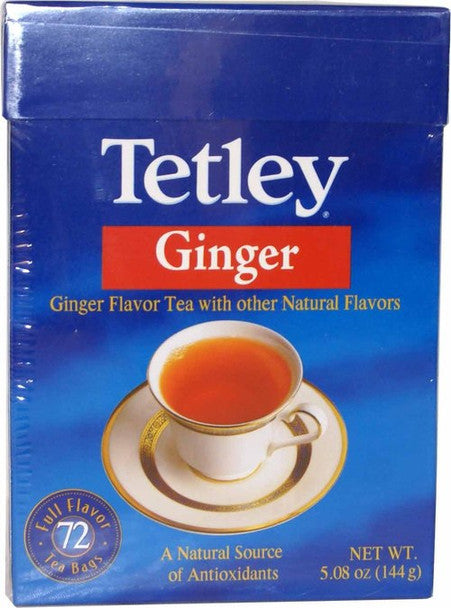 TETLEY TEA GINGER 72PK