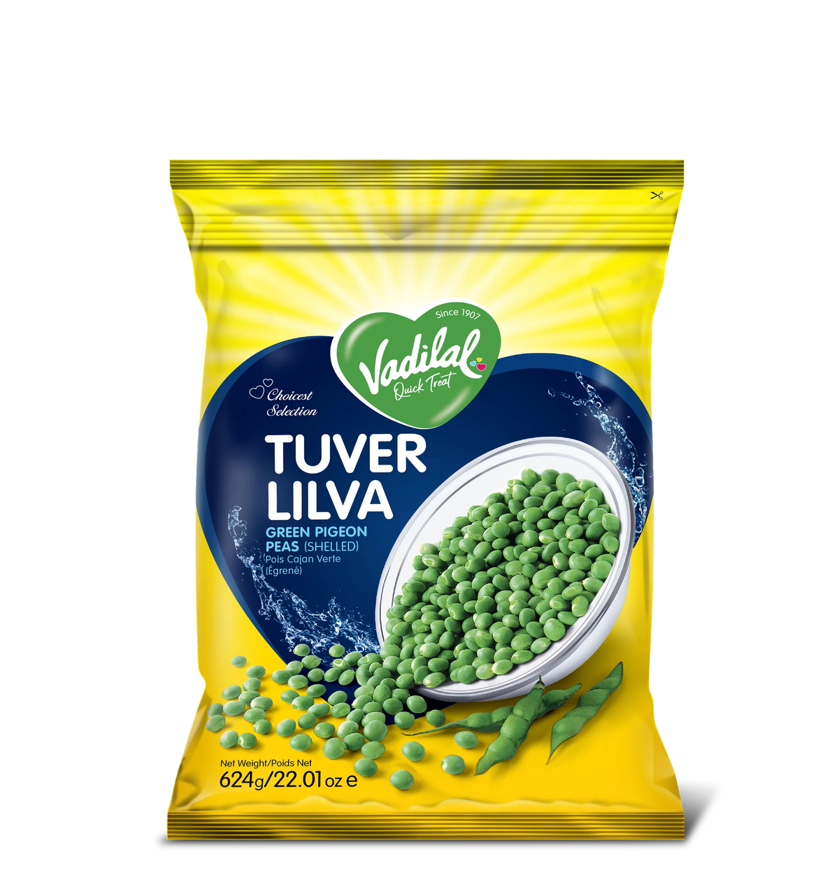Vadilal Tuver Lilva 624g