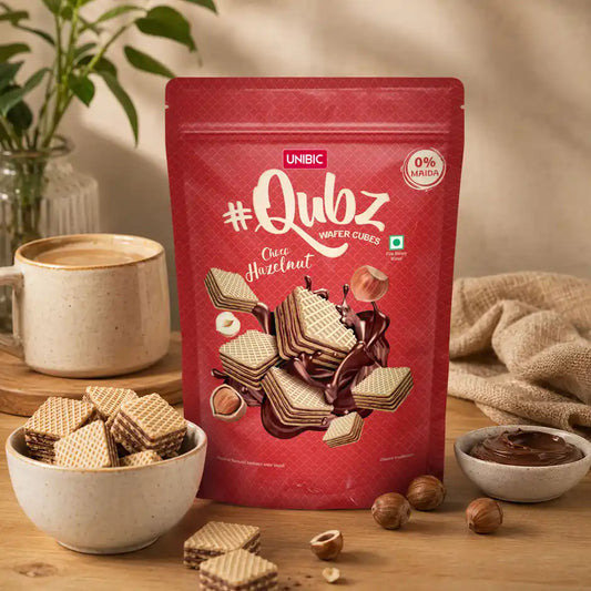 Unibis Qubz Choc Hazlenut 180g
