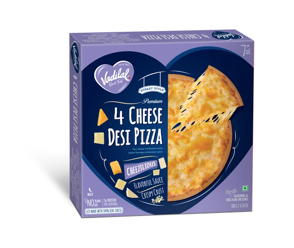 Vadilal 4cheese Desi Pizza 180g