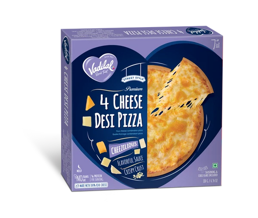 Vadilal 4cheese Desi Pizza 180g