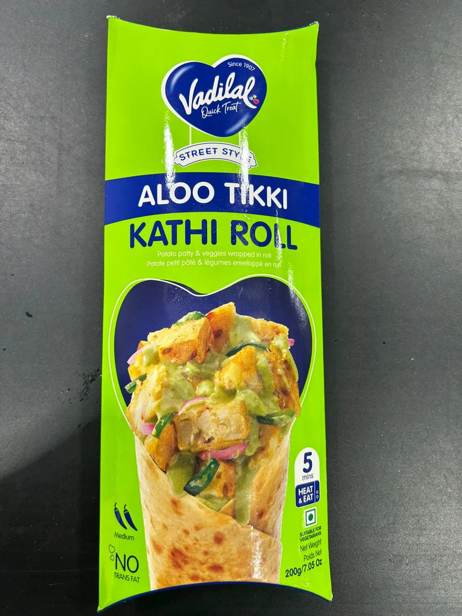 Vadilal Aloo Tikka Kathi Roll 200g