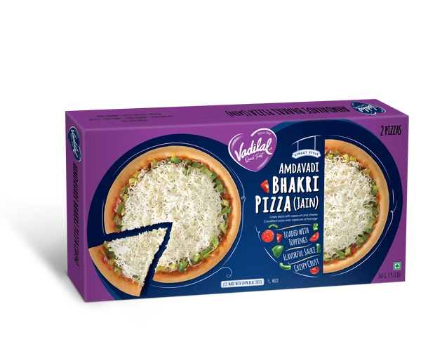 Vadilal Bhakri Jain Pizza 260g