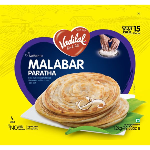 Vadilal Bulk Malabar Paratha 1.2kg