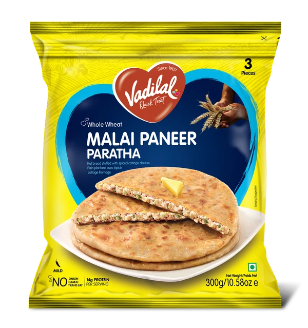 Vadilal Malai Paneer Paratha  3pc