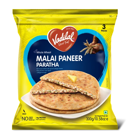 Vadilal Malai Paneer Paratha  3pc