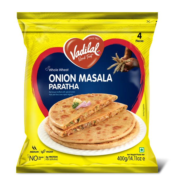 Vadilal Onion Masala Paratha 4pc