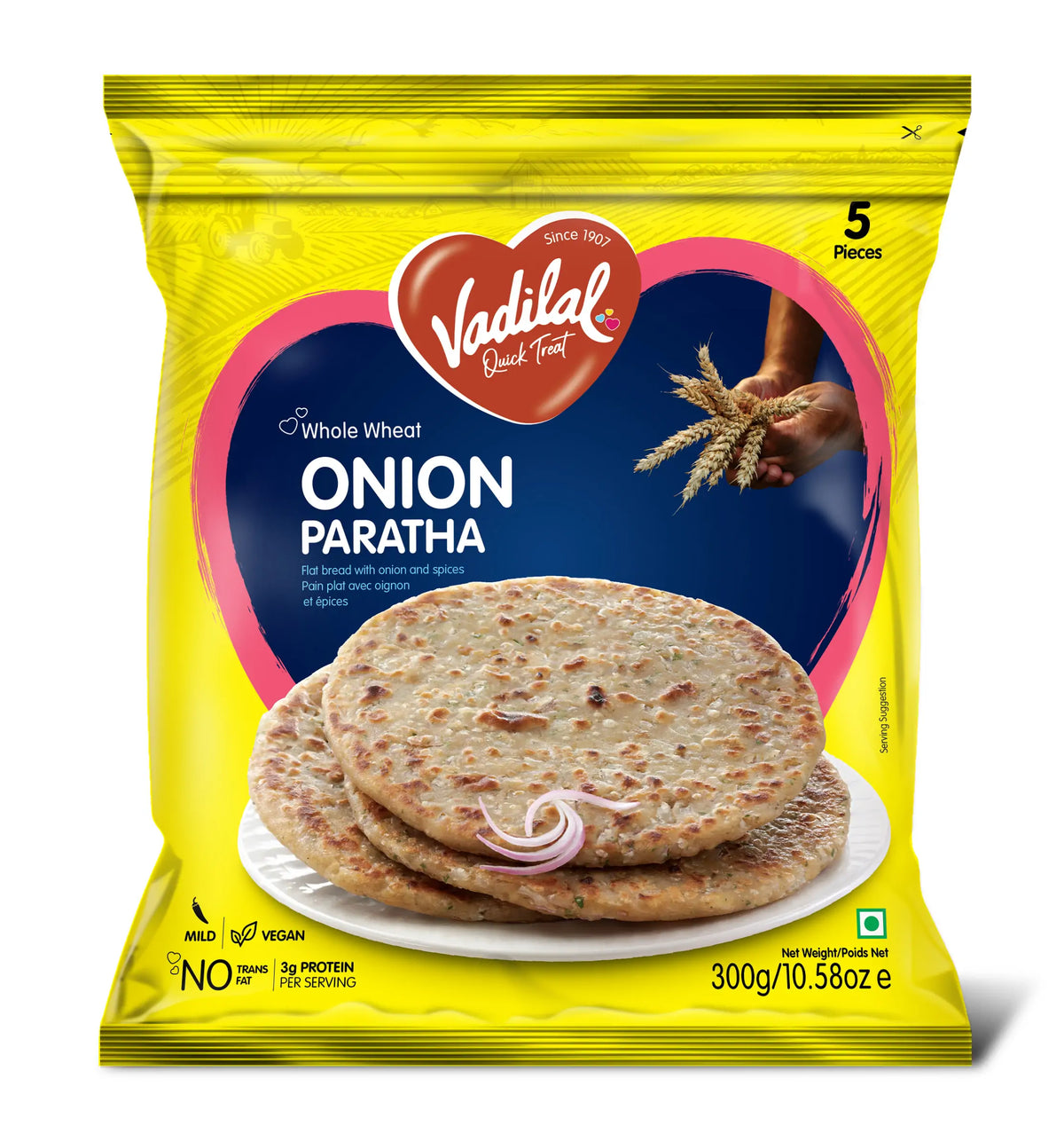 Vadilal Onion Paratha 5pc
