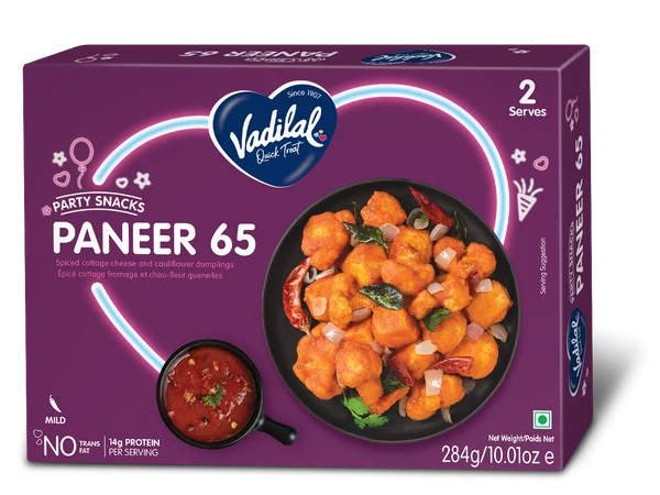 Vadilal Paneer 65 284g