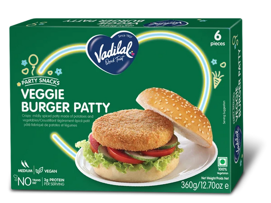 Vadilal Veggie Burger Patty 360g
