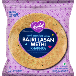 Vadilal B L Methi Khakhra 180g
