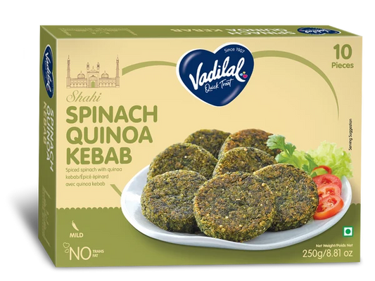 Vd Spinach Quinoa Kebab 10pc