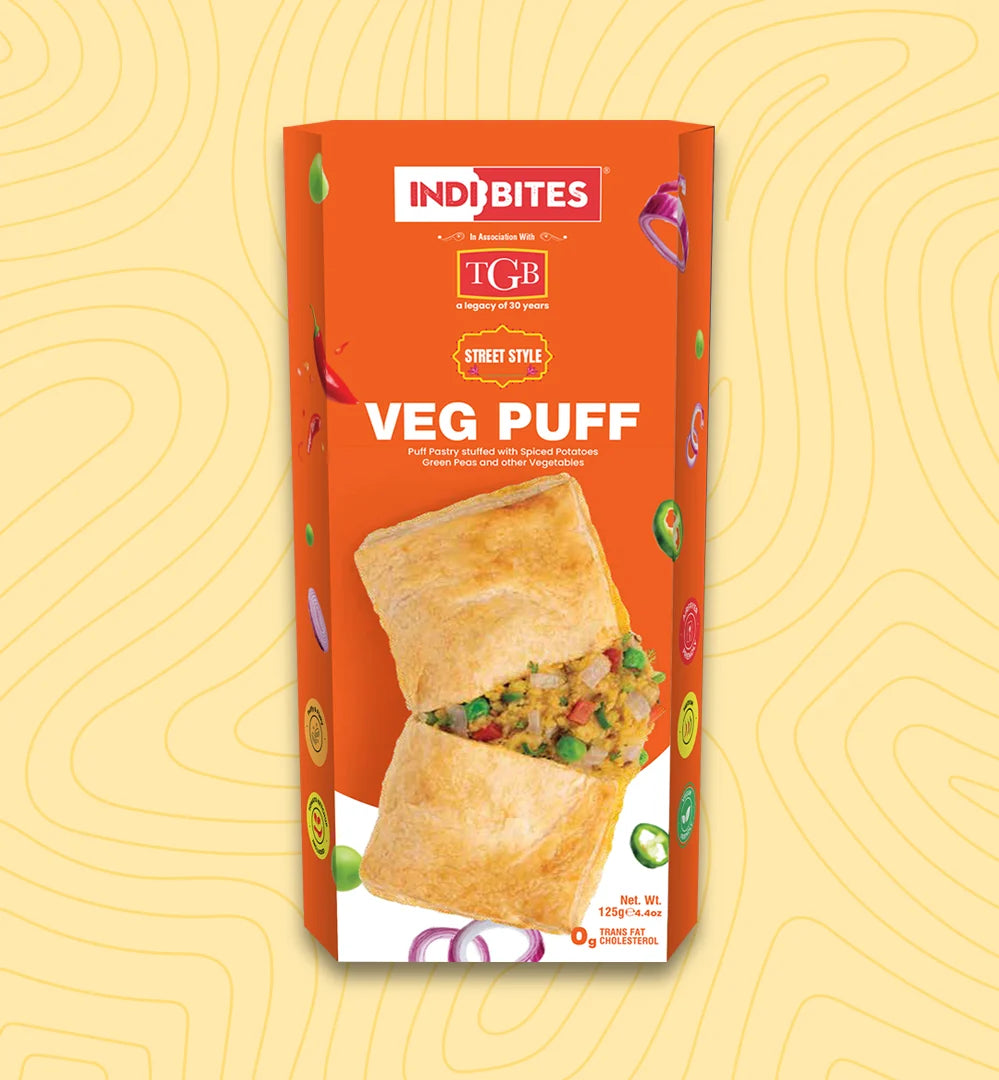 Indi Bites Veg Puff 3kg