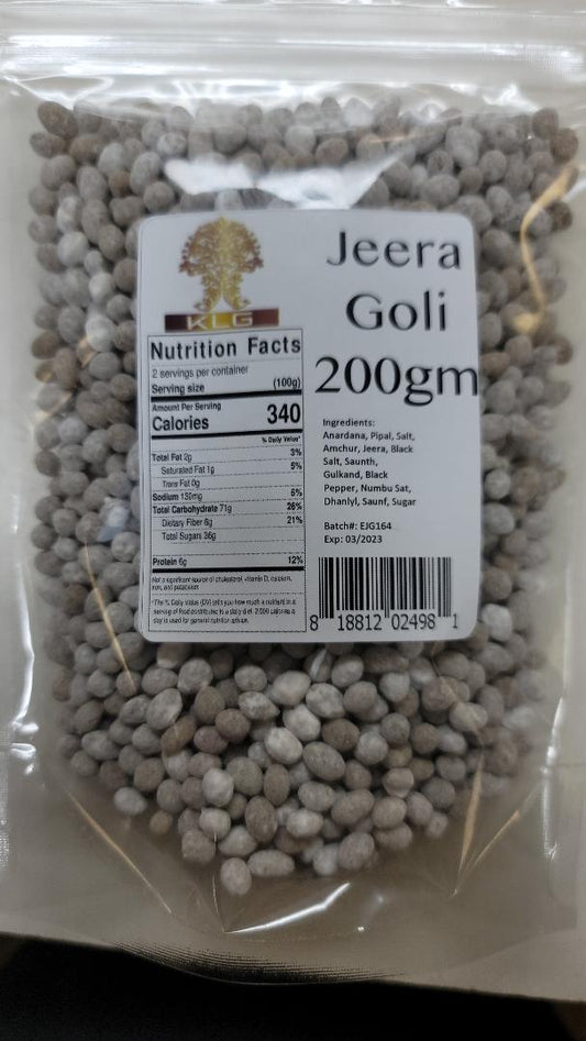KLG JEERA GOLI 200GM