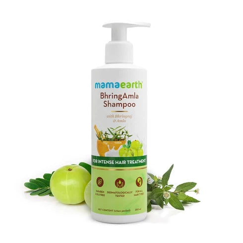 Mama Earth Bhring Amla Shampoo 250ml