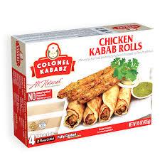 Colonel Kabab Chicken Kabab Roll 4pc