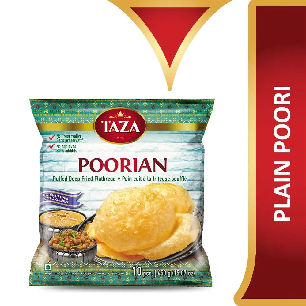 Taza Halwa Puri 10 Piece
