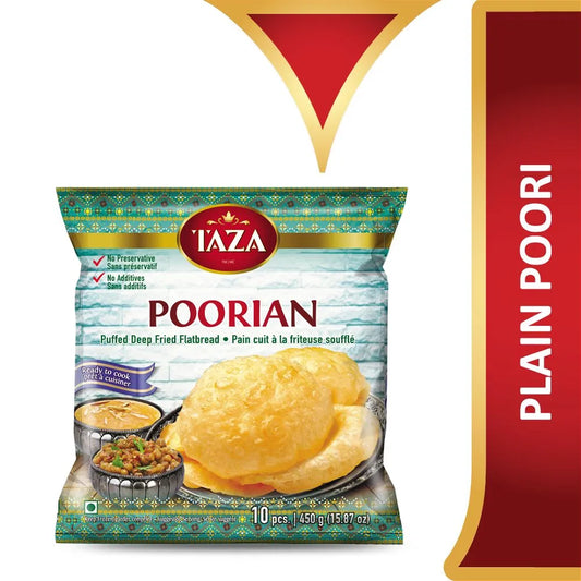 Taza Halwa Puri 10 Piece