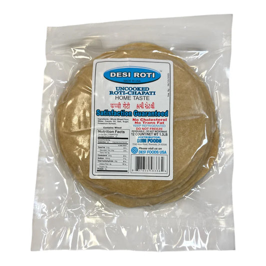 DESI ROTI UNCOOKED 12COUNT