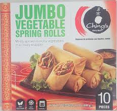 CHINGS JU VEG SPRING ROLL 800G