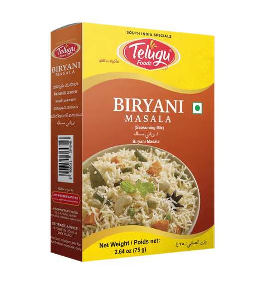 Telugu Foods Biryani Masala 75g
