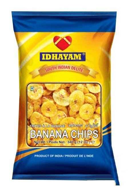 IDHAYAM BANANA CHIPS 340GM