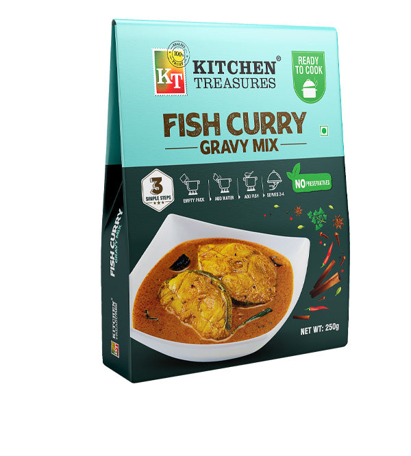 Kitchen Treasures Fish Curry Gravy Mix 250g