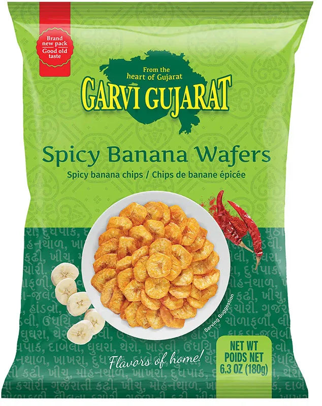 Gg Spicy Banana Wafers 180g