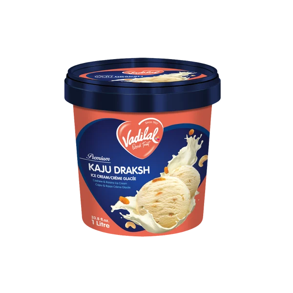 Vadilal Kaju Draksh Icecream 1l