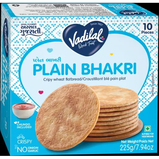 Vadilal Plain Bhakri 225gm