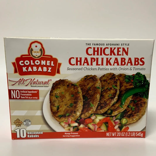 Colonel Kabab Chicken Chapli Kabab 10pc