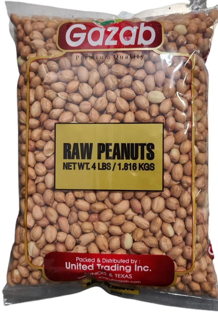 Gazab Peanuts Raw 4lb