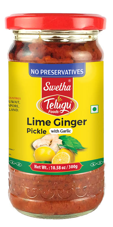 Telugu Foods Lime Ginger Pickle 300g